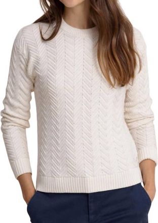 Southern Tide Saige Sweater In Sand White