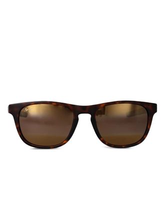 Maui Jim Melemele round-frame sunglasses - men - Plastic - 53 - Brown