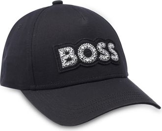 HUGO BOSS Accessoires Boss Lilyan-ST Baseball Cap in Zwart