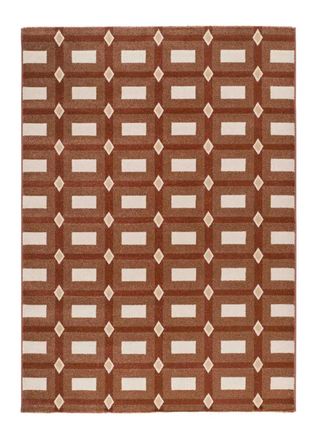 Atticgo Alfombra geom&eacute;trica caldera 160x230 cm