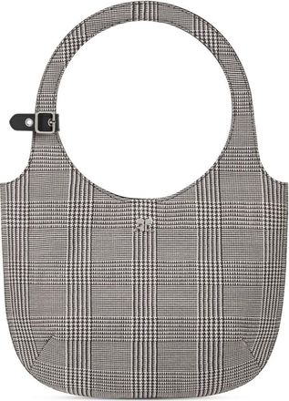 Courrèges Borsa tote Holy in pied-de-poule - Nero