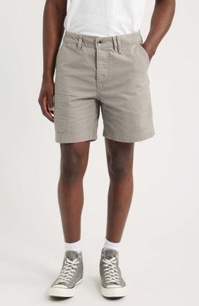 Imperfects Courier 7-Inch Canvas Shorts in Driftwood at Nordstrom, Size 30