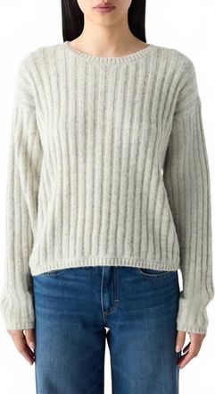 Amo Hallie Sweater In Bone Heather