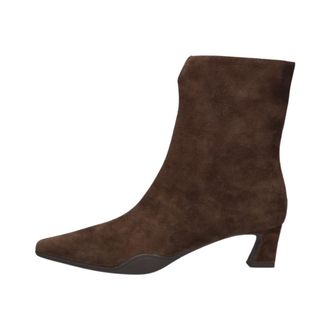 Stefano Lauran Enkellaarsjes - Dames - Schoenen - Bruin - Maat: 38 EU Su&egrave;de
