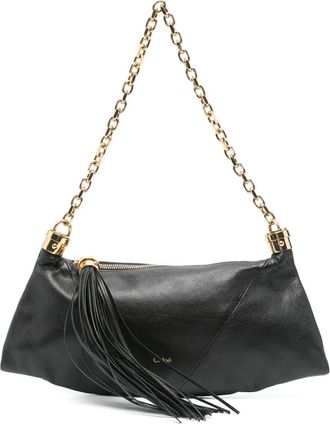 Chlo&eacute; Borsa a spalla Foulard piccola - Nero