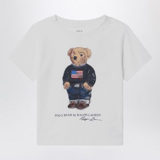 Polo Ralph Lauren White Polo Bear T Shirt