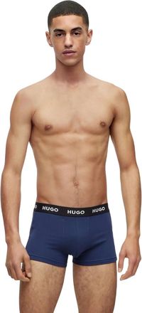 HUGO BOSS Hugo Effen Boxershorts Heren (Set van 3) (Marine)