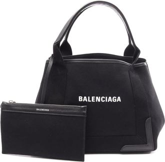 Balenciaga Pre-owned Balenciaga Canvas Navy Cabas Tote S Ladies IXFK55AZH8GV9S8K