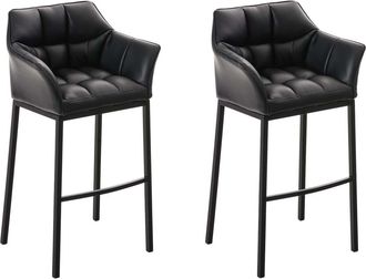 Clp Clp - Set De 2 Taburetes Damaso Negro Negro