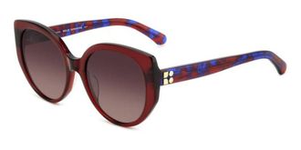 Kate Spade New York Seraphina/G/S Asian Fit C9A/3X Womens Sunglasses Red Size 55