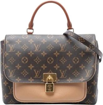 Louis Vuitton Pre-owned Handbags, female, Brown, Size: ONE SIZE Pre-owned Leather Handbag