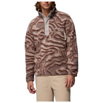 Columbia Helvetia II Printed Half Snap Fleece Fleecepullover f&uuml;r Herren | braun