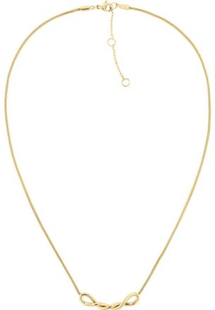 Tommy Hilfiger Womens 2780734 Ladies Necklace - Gold Stainless Steel - One Size