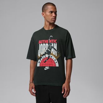 Nike Jordan Mens Jordan Oversized Reissue T-Shirt in Black | IF3016-045