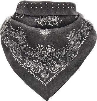 Destin Wool scarf with Bandanda motif Man One Size