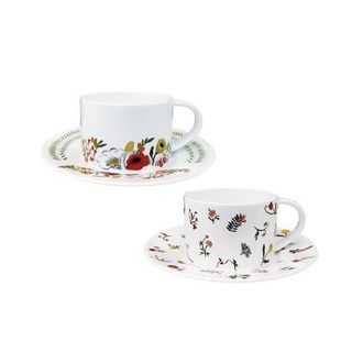 Twig New York Language of Flowers Set of Two Cups and Saucers in Multi at Nordstrom