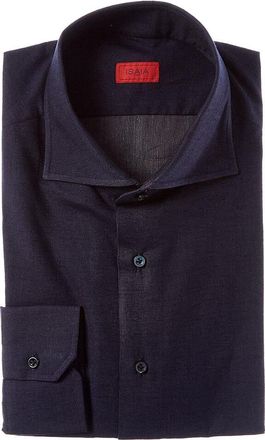 Isaia Cashmere-Blend Dress Shirt