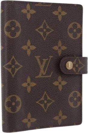 Louis Vuitton Pre-owned Day Planner Cover - Dames - Vintage Accessoires - Bruin - ONE Size - Vintage