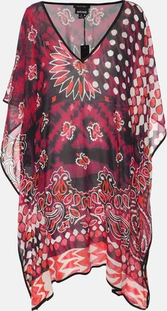 Just Cavalli Multicolor Archive Print Chiffon Kaftan Tops