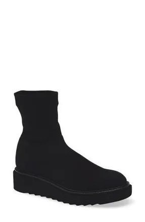 Pedro Garcia Sorina Platform Bootie in Black at Nordstrom Rack, Size 6Us / 36Eu