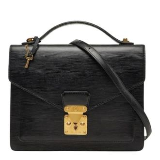 Louis Vuitton Pre-owned Handbags, male, Black, Size: ONE SIZE Pre-owned Epi Shoulder Bag