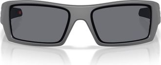 Oakley 60mm Gascan Rectangle Sunglasses in Matte Carbon/grey at Nordstrom