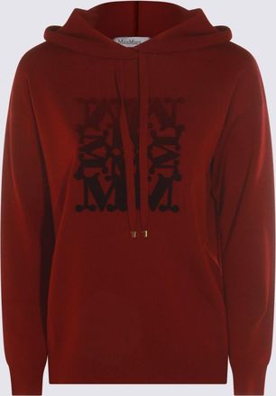 Max Mara Dark Red Wool Sweatshirt