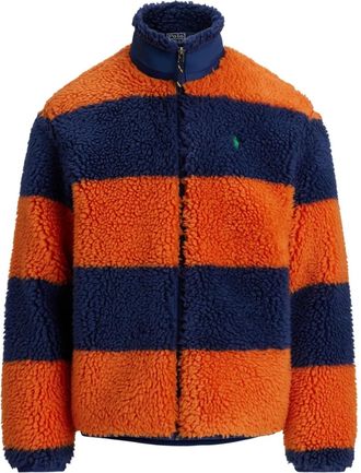 Polo Ralph Lauren striped fleece jacket - Orange