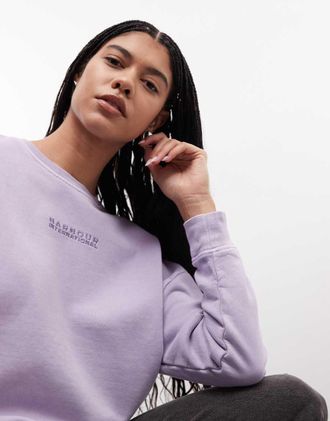 Barbour Lyra - Felpa viola slavato