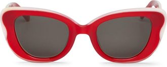 Mr.Boho Caparica BIG31-11 Womens Sunglasses Red Size 49
