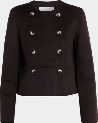 Proenza Schouler Courtney Wool Double-Breasted Jacket