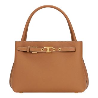Tod's Tods, Handbags, female, Brown, Size: ONE SIZE Mini Leather Handbag