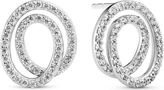 Sif Jakobs Jewellery Earrings Spirale Due in 925 Sterling Silver at Nordstrom, Size Small