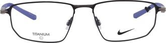Nike Demo Rectangular Mens Eyeglasses NIKE 6067 004 55
