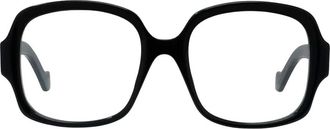 Loewe Anagram Vierkante Bril - Dames - Brillen - Zwart - ONE Size - Accessoires