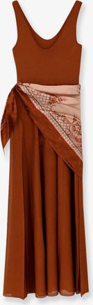 Zimmermann Womens Long Dress Aster Viscose Blend Orange