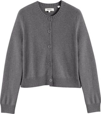Chinti and Parker crew-neck knitted cardigan - women - Cashmere/Wool - 3L - Grey