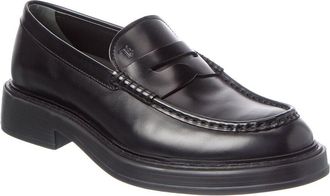 Tod's Tods Logo Leather Penny Loafer
