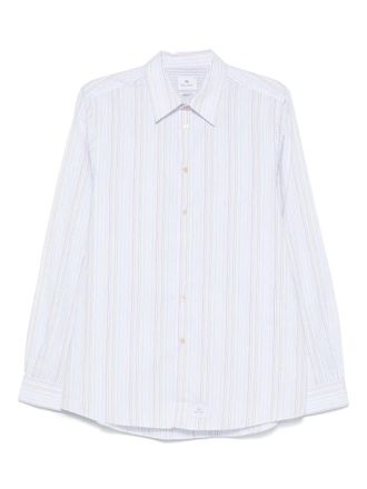 Paul Smith Meerkleurig gestreept overhemd - Wit