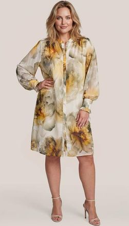 Mart Visser Ashley Print Jurk Zand / Geel Maxi