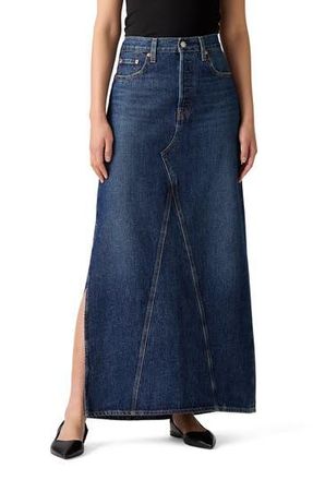 Levi's Iconic Denim Maxi Skirt in Always Usually at Nordstrom Rack, Size 27