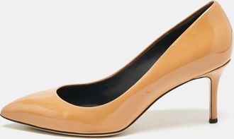 Giuseppe Zanotti Brown Patent Leather Lucrezia Pumps