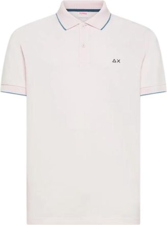 Sun 68 Polo Shirt - Heren - Polos - Wit - L - Katoen - Tops