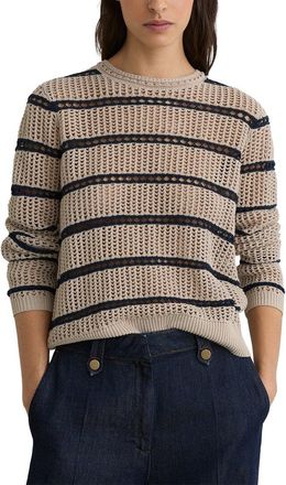 Reiss Skylar Open Knit Stripe Jumper