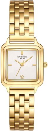 Glanzst&uuml;cke M&uuml;nchen Womens Glanzst&frac14;cke M&frac14;nchen Quarzuhr - Gold Metal - One Size