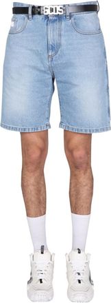 GCDS Blue Solid Shorts