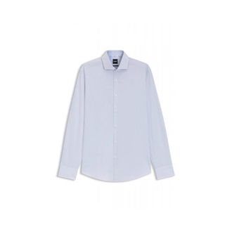 HUGO BOSS H-Joe Shirt - Heren - Zakelijke Overhemden - Blauw - L - Katoen - Overhemden