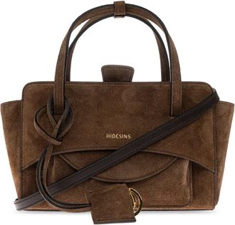 Hidesins Flap Small Bag - Dames - Tassen - Bruin - Maat: ONE Size Leer