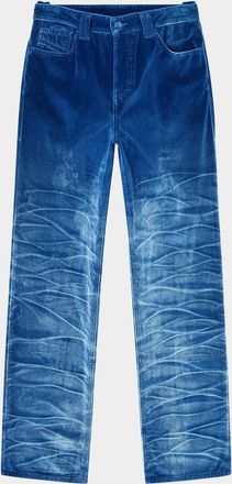 Diesel Men & apos;s 1991 D-Voeed Straight-Fit Velvet Pants