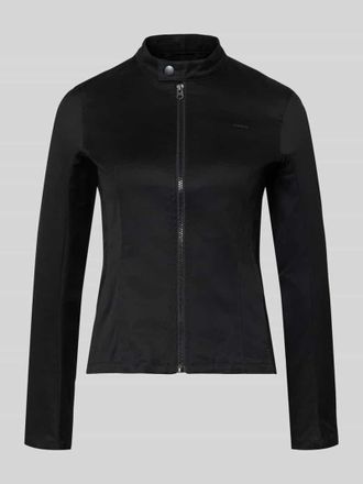 G-Star Slim Fit Bikerjacke mit Label-Detail Modell Lynn in Black, Gr&ouml;&szlig;e XS